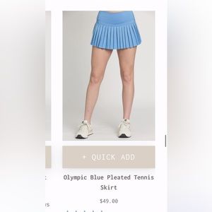 Gold hinge skirt 💙